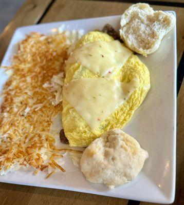 Philly Steak omelette