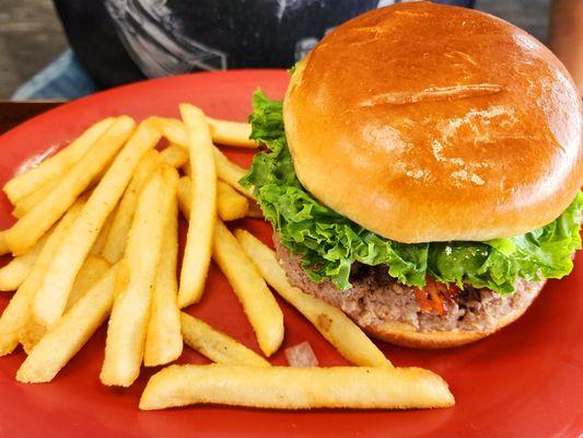 Cheeseburger-They forgot the cheese but were quick to get it corrected.