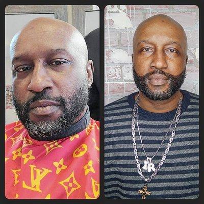 Mens beard grooming and color ( by Hair Narco) Ron