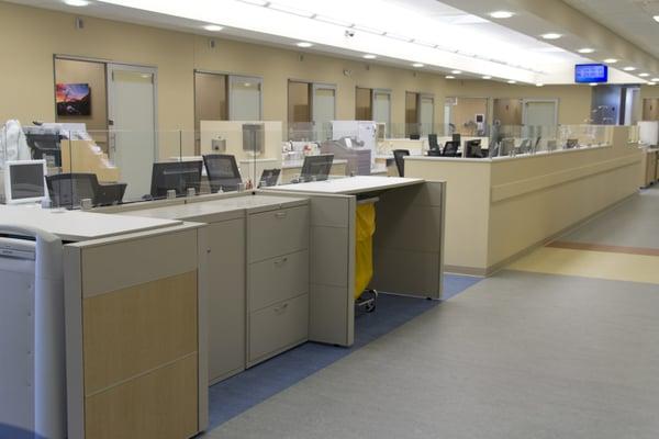 The nurses station at The Urgency Room.