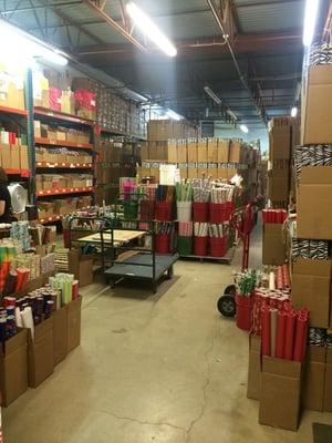 So much wrapping paper!