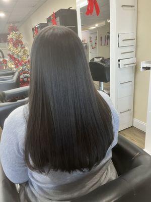 After ( blow out / deep condition)