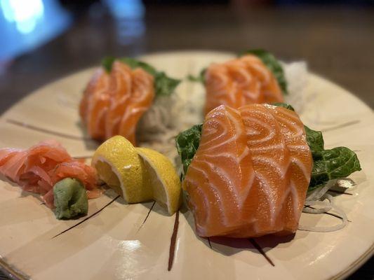 Shashimi Salmon Dinner