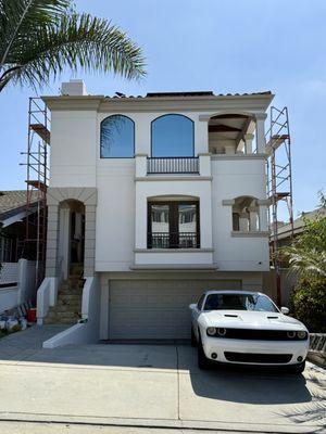 Beautiful residential exterior paint job in Redondo Beach, California