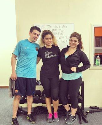 Staying fit on Wednesday nights!