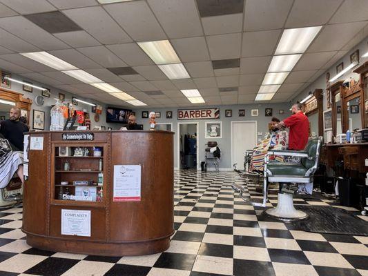 Old school cool barber shop