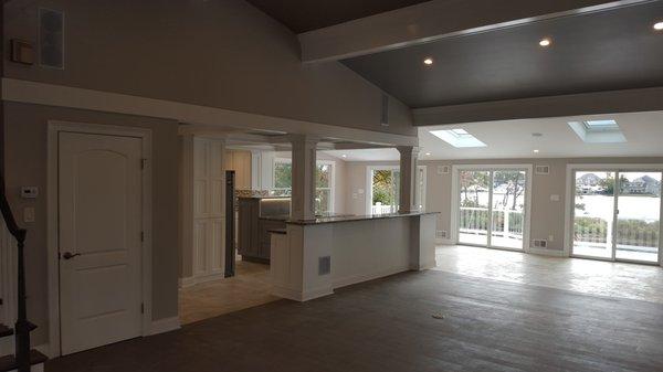 Custom design changes to open up rooms