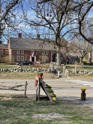 The Wayside Inn the oldest operating Inn in America is right across the street @ The Wayside Inn Old Barn Farm Stand  in Sudbury MA