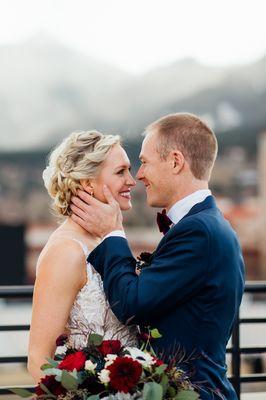 Winter wedding styled