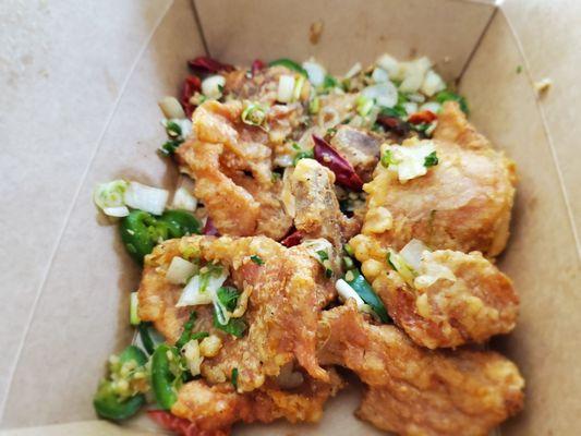 Salt and pepper pork chops