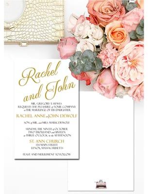 Custom Wedding Invitations