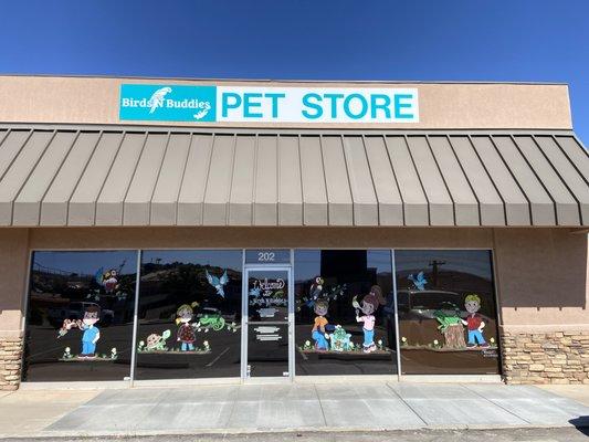 The front of the store