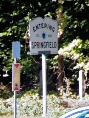 Entering Springfield from Longmeadow on U.S. 5.