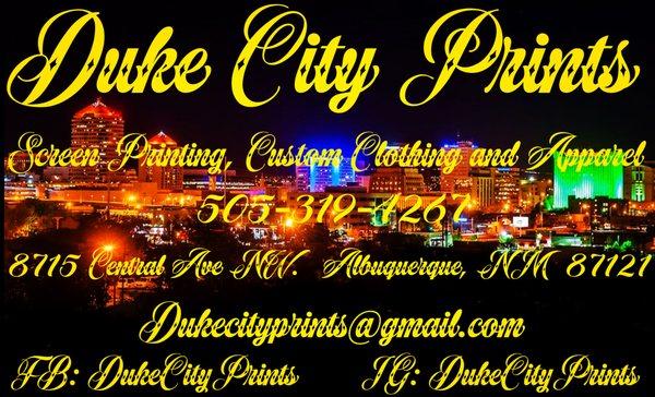 DukeCity Prints