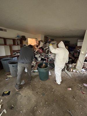 Hoarder house cleanup