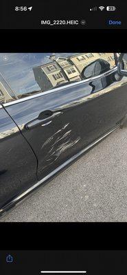 small passenger damage