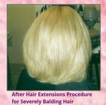 After Ellen Sallia Hair Extensions
