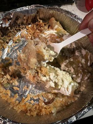 Enchilada Cerdo ( Pork)