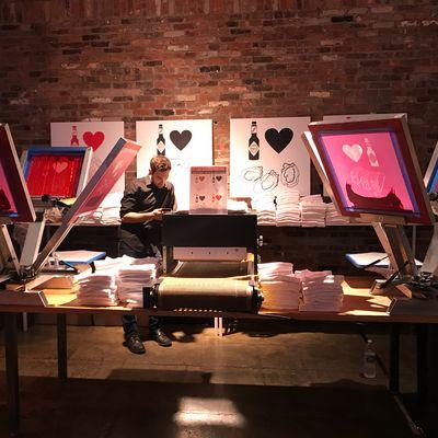 Tabasco Live Onsite Screen Printing
