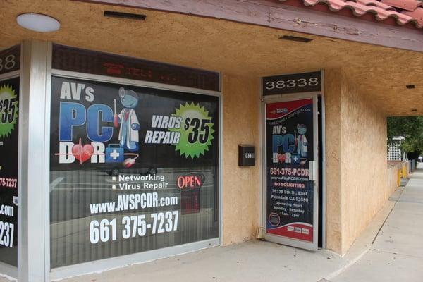 Come on in we're open.