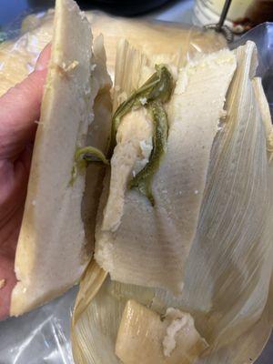 Green chili & cheese (favorite - spicy)