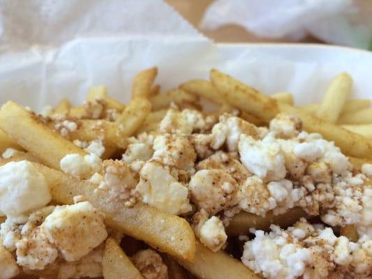 Sometimes during a crazy day you just need Greek fries for lunch.