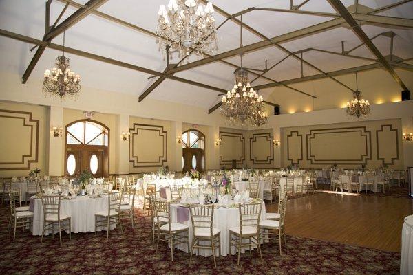 Our reception hall (Victorian Ballroom) at the Jacob Henry Mansion!