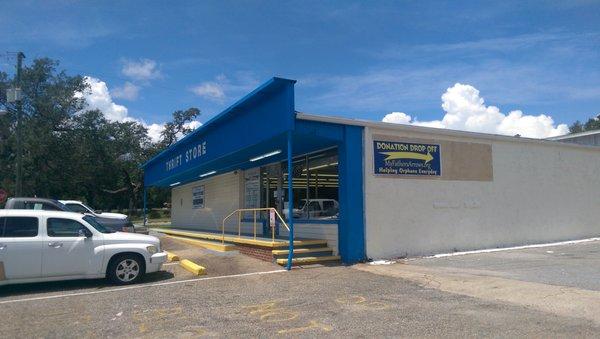 The front from the east side.