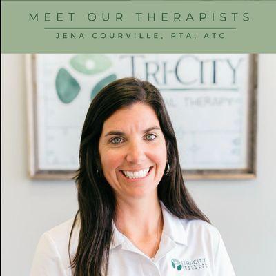 Jena, a PTA and licensed Athletic Trainer, has been a valued member of the Tri-City team for the past 5 years.