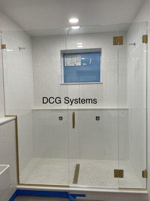 Frameless shower doors