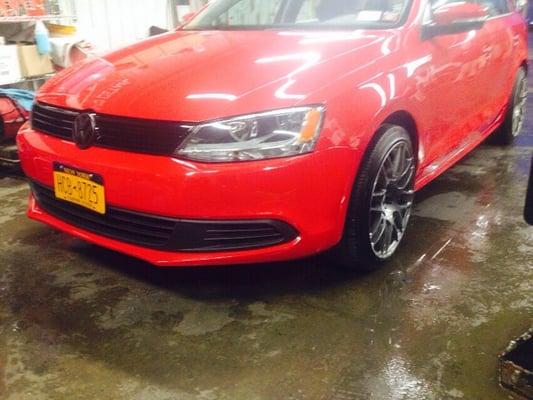 This Jetta was a full buff