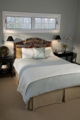 A bedroom staged to sell!