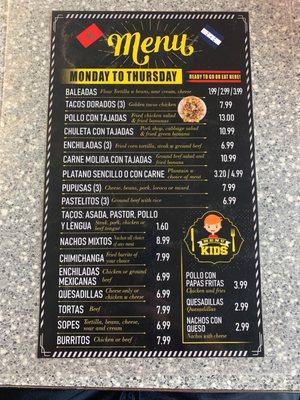 Pupusas, Baleadas, Sopes