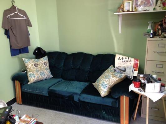 New waiting area for customers