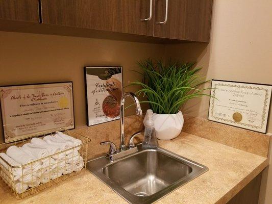 Permanent Makeup and Microblading certifications. Make sure you go to a certified, licensed by the state and Insured Microblader.