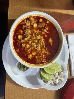 Pozole. It's amazing.