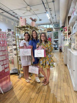 Shopping at Polka Dotz in Winter Garden on our girls night out. Stop in to see Lisa and Tamara and they will hook you up!