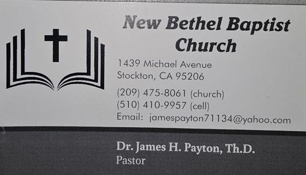 New Bethel Missionary Baptist Church