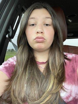 Got layers and they framed my face