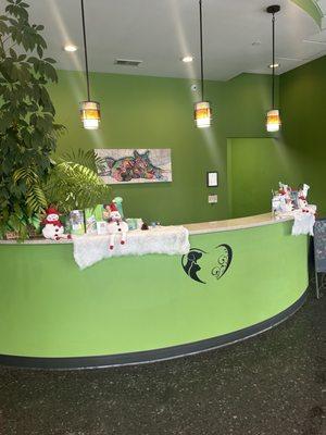 Reception desk