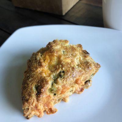 Jalapeño Cheddar Scone