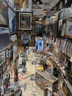 View from the second floor . This place is massive !