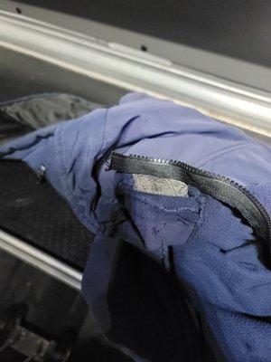 $45.00, and the zipper and coat is coming apart already