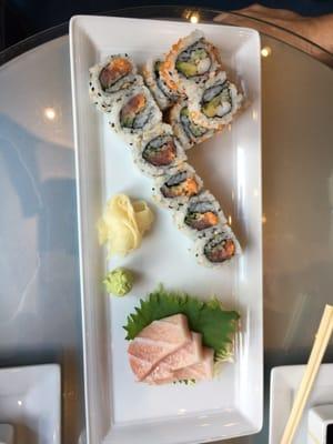 Otoro and spicy salmon!