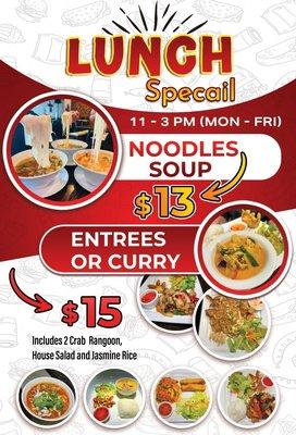 Lunch specials.
