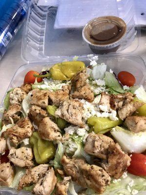 Chicken Kabob Salad