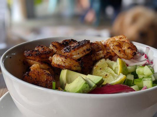 Shrimp poke bowl