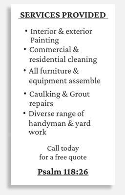 F & Js Helping Hands