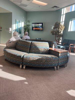 Nice waiting area