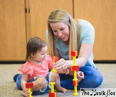 Connect with your busy toddler at The Musik Box